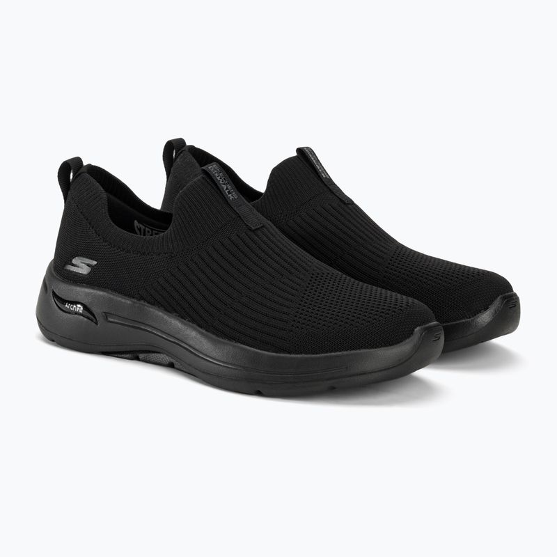 SKECHERS scarpe da donna Go Walk Arch Fit Iconic nero 4