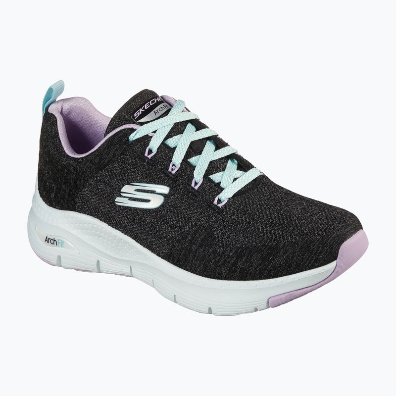 SKECHERS scarpe da donna Arch Fit Comfy Wave nero/lavanda 7