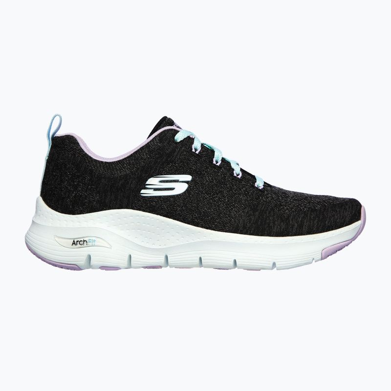 SKECHERS scarpe da donna Arch Fit Comfy Wave nero/lavanda 8