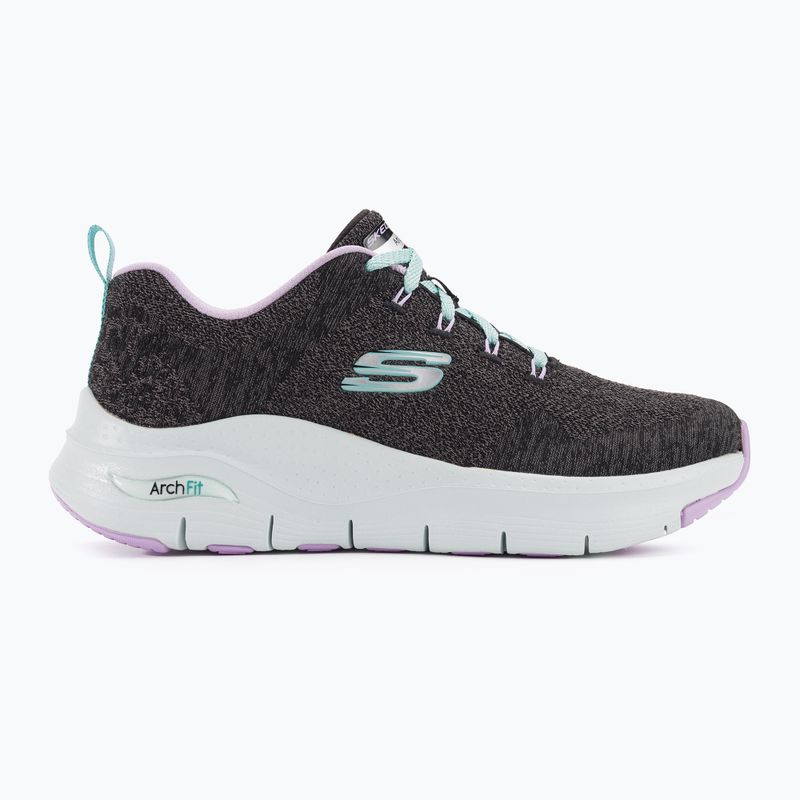 SKECHERS scarpe da donna Arch Fit Comfy Wave nero/lavanda 2
