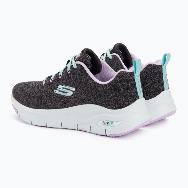 SKECHERS scarpe da donna Arch Fit Comfy Wave nero/lavanda 3