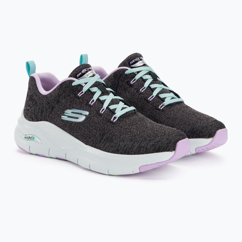 SKECHERS scarpe da donna Arch Fit Comfy Wave nero/lavanda 4