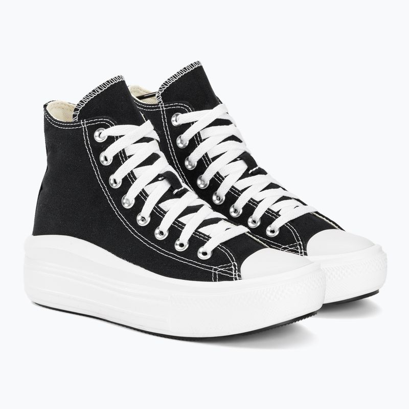 Scarpe da ginnastica Converse donna Chuck Taylor All Star Move Platform Hi nero/avorio naturale/bianco 4