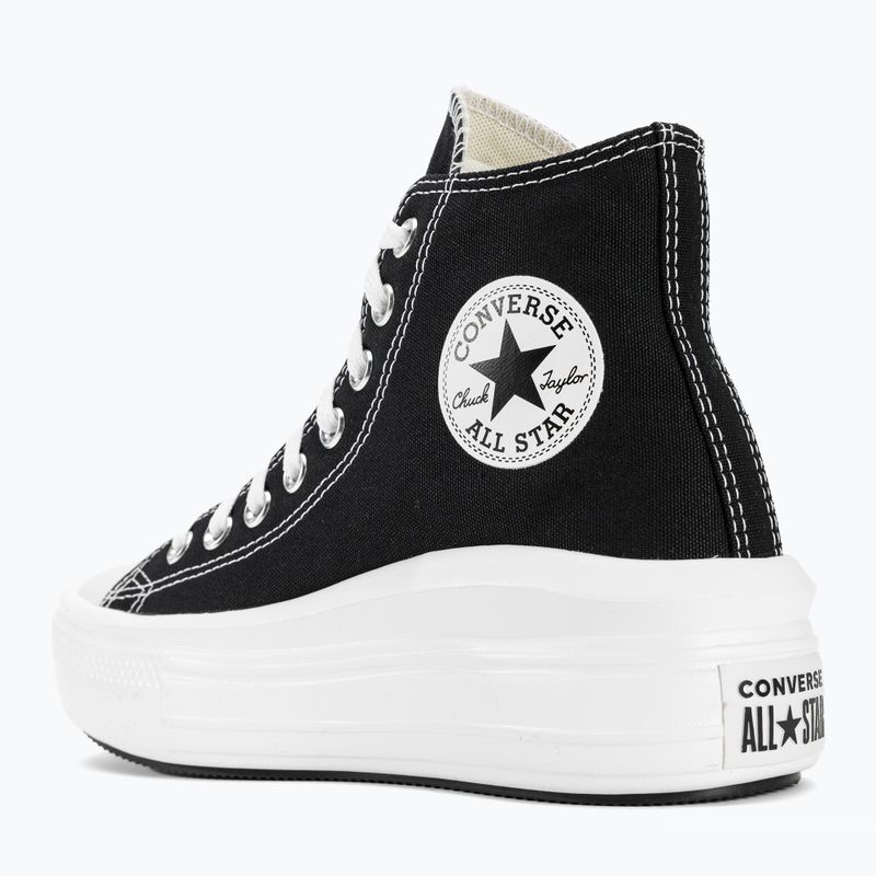 Scarpe da ginnastica Converse donna Chuck Taylor All Star Move Platform Hi nero/avorio naturale/bianco 7