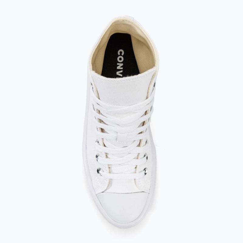 Scarpe da ginnastica Converse da donna Chuck Taylor All Star Move Platform Hi bianco/avorio naturale/nero 6