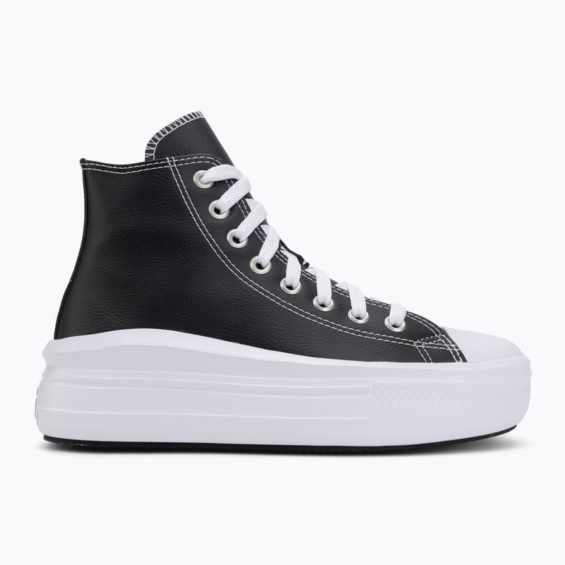 Sneakers da donna Converse Chuck Taylor All Star Move Platform Leather black 2