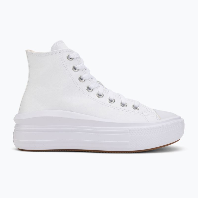 Sneakers da donna Converse Chuck Taylor All Star Move Platform Leather white 2