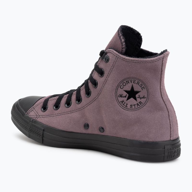 Sneakers Converse Chuck Taylor All Star Hi Suede Faux Fur grey/purple 3