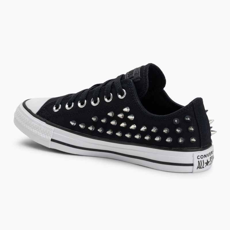 Scarpe da ginnastica Chuck Taylor All Star Studded nero/silva/bianco da bambino 3