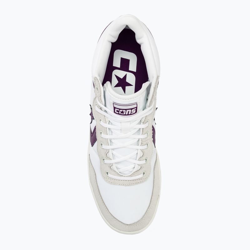 Scarpe Converse Cons Fastbreak Pro Suede Nylon bianco/grigio vaporoso/viola 5