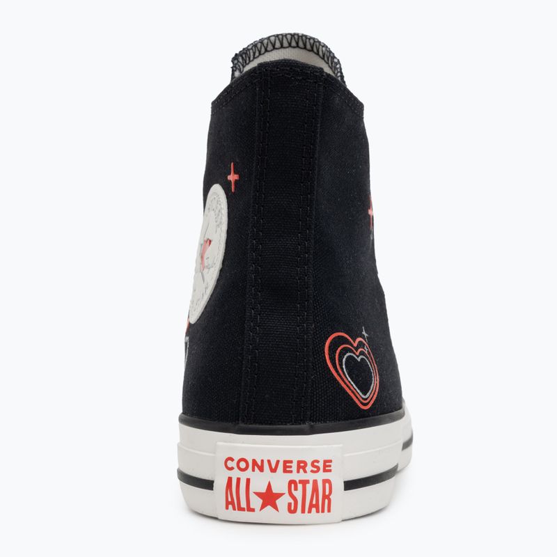 Converse Chuck Taylor All Star Y2K Heart nero/bianco vintage/fever dream scarpe da ginnastica da donna 6