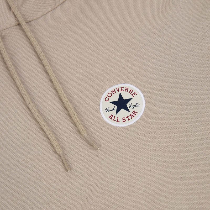 Felpa con cappuccio Converse Go-To Chuck Taylor Patch 10026983-A04 papyrus 3