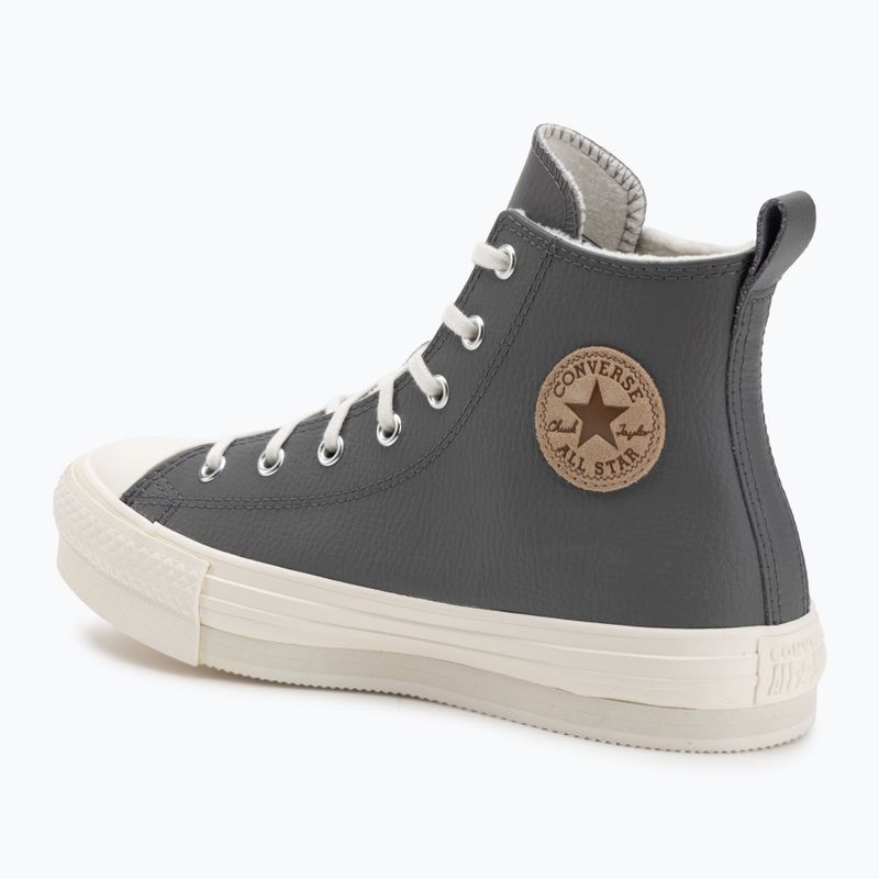 Sneakers donna Converse Chuck Taylor All Star EVA Lift Platform Leather sharkskin/warm quarry/egret 3