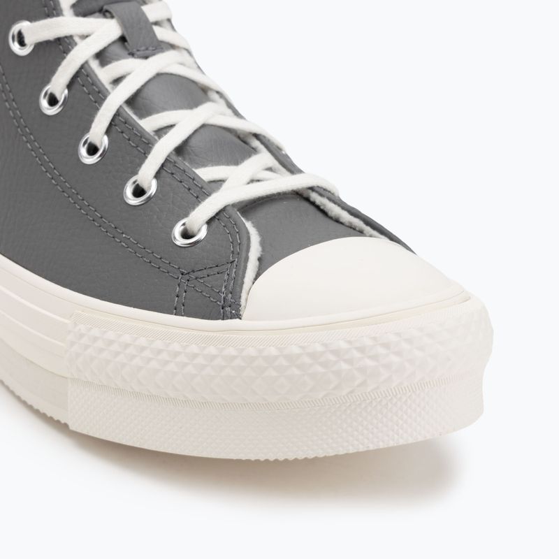 Sneakers donna Converse Chuck Taylor All Star EVA Lift Platform Leather sharkskin/warm quarry/egret 7