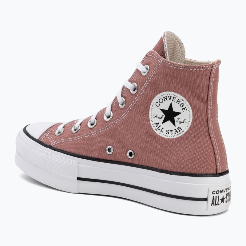 Sneakers da donna Converse Chuck Taylor All Star Lift Hi light saddle/natural ivory 3