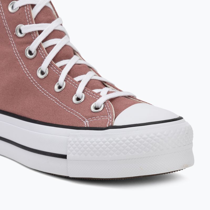 Sneakers da donna Converse Chuck Taylor All Star Lift Hi light saddle/natural ivory 7
