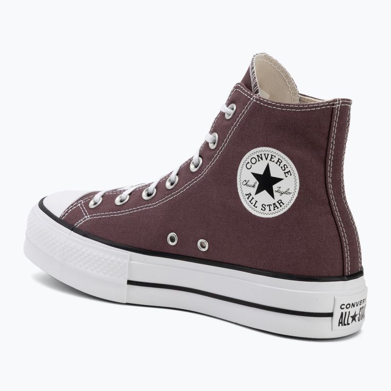 Sneakers da donna Converse Chuck Taylor All Star Lift Hi trail mixed/natural ivory 3