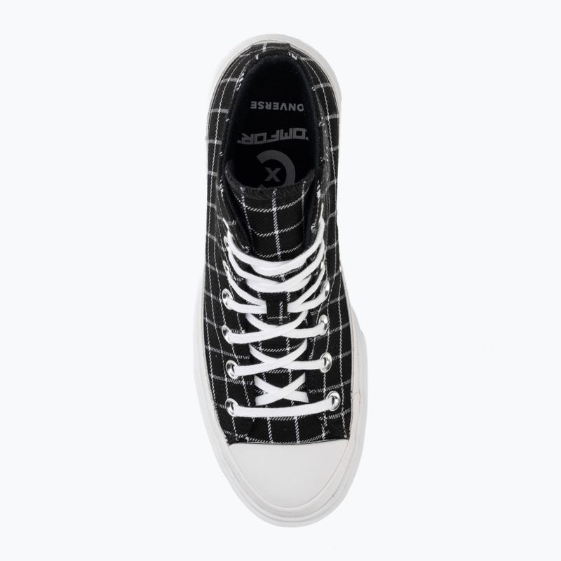 Sneakers da donna Converse Chuck Taylor All Star Lift Double Stack Hi black/white 5