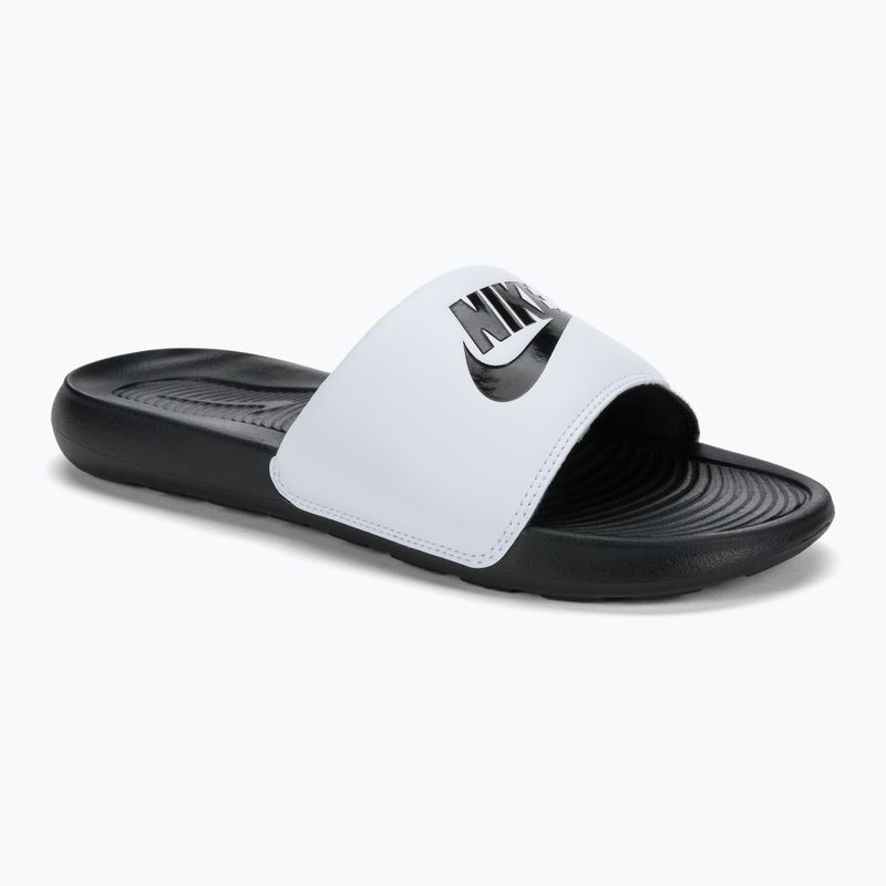Infradito da uomo Nike Victori One Slide bianco/nero