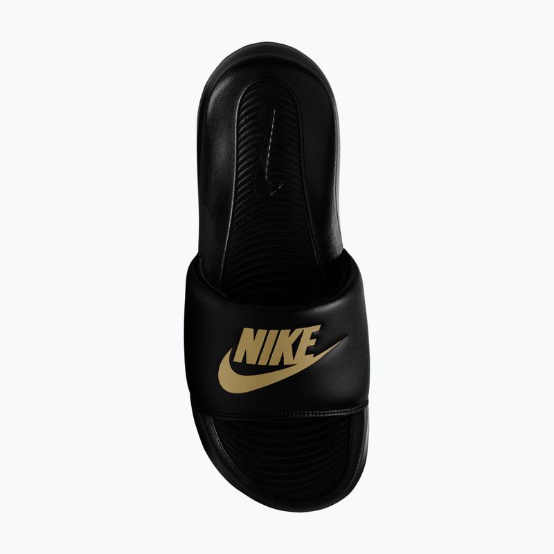 Ciabatte da uomo Nike Victori One Slide black/metallic gold 4