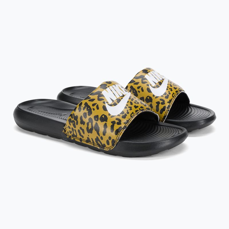 Nike Victori One Slide infradito donna chutney/bianco-nero 5