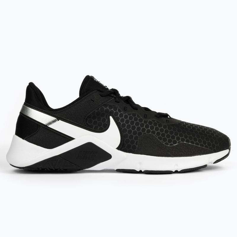 Scarpe da ginnastica uomo Nike Legend Essential 2 nero/bianco argento metallico 2