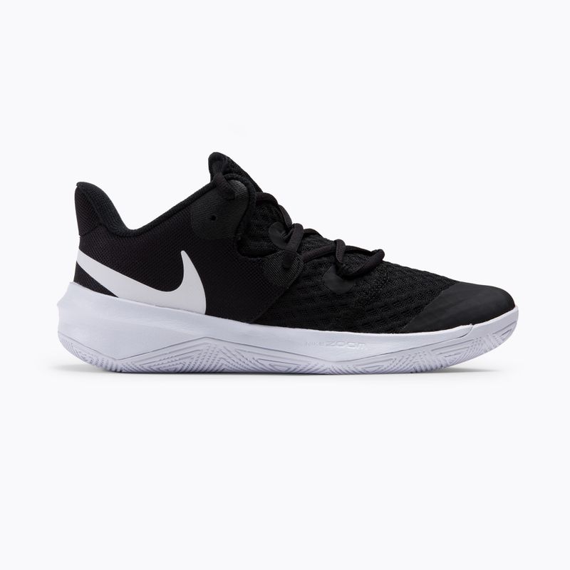 Scarpe da pallavolo Nike Zoom Hyperspeed Court nere/bianco 2