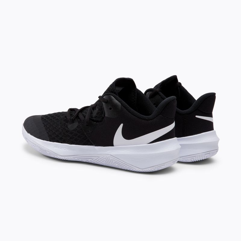 Scarpe da pallavolo Nike Zoom Hyperspeed Court nero/bianco 3