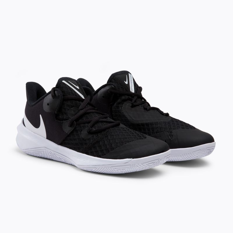 Scarpe da pallavolo Nike Zoom Hyperspeed Court nero/bianco 4