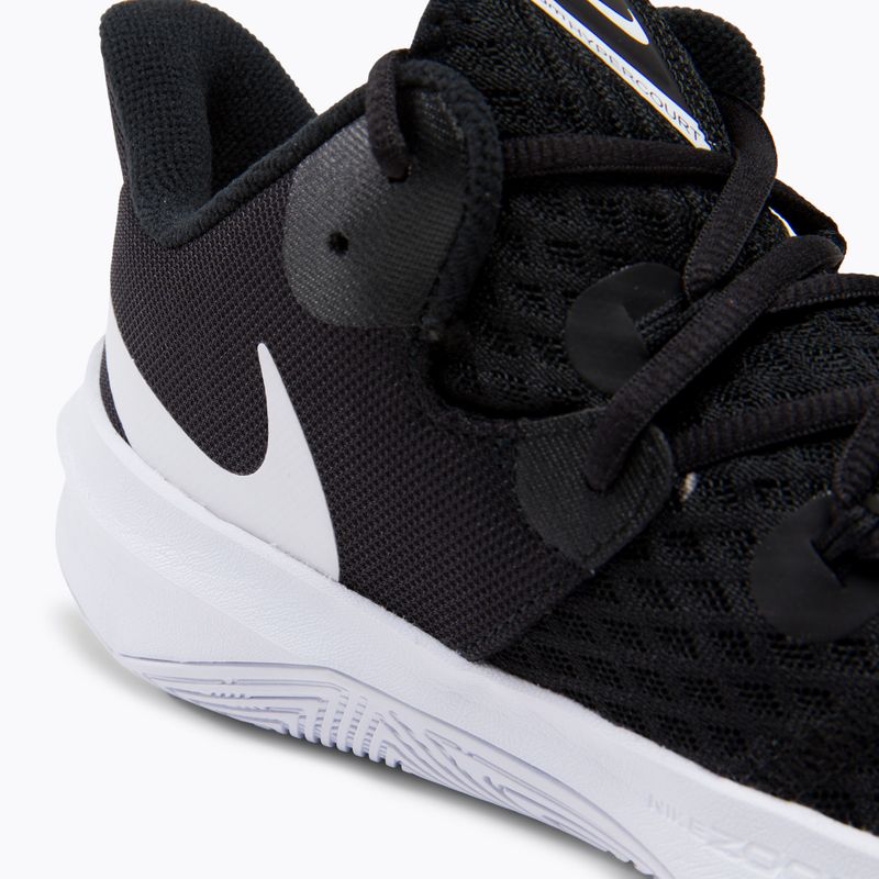 Scarpe da pallavolo Nike Zoom Hyperspeed Court nere/bianco 7