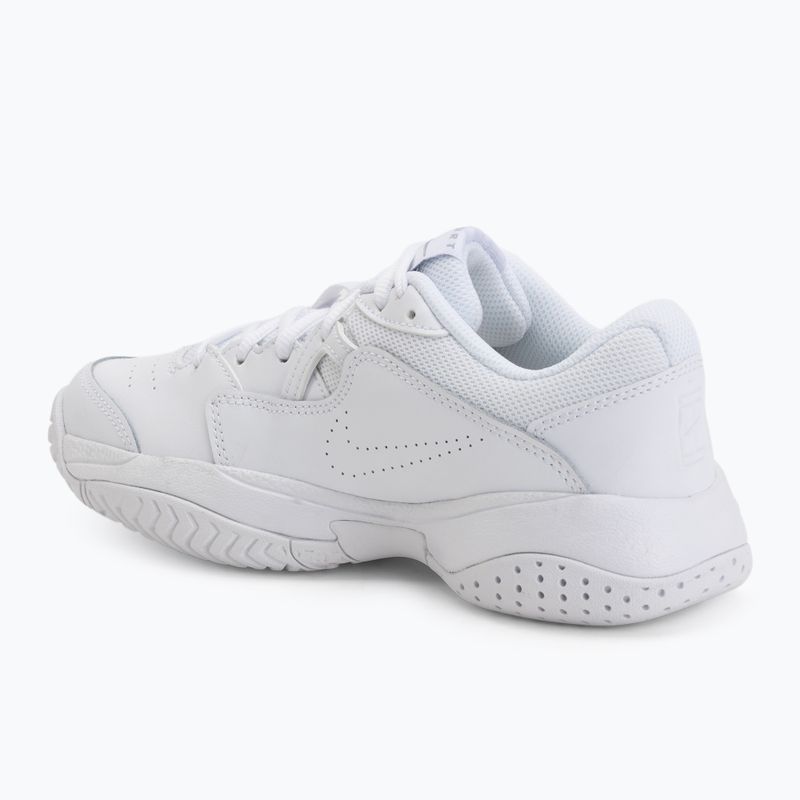 Scarpe da tennis junior Nike Court Lite 2 Jr white/metallic silver 3