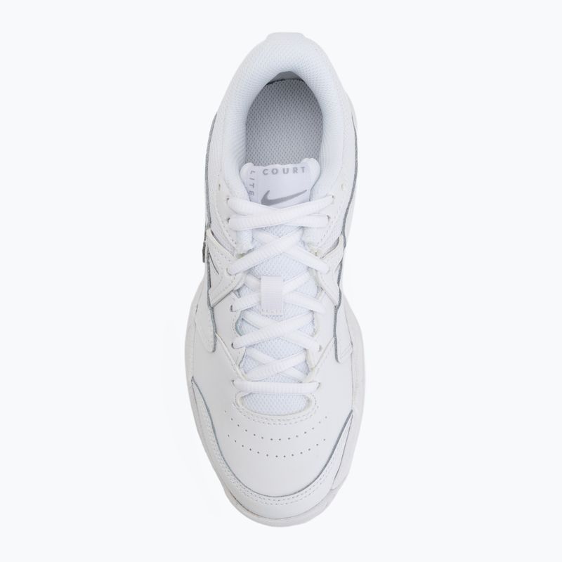 Scarpe da tennis junior Nike Court Lite 2 Jr white/metallic silver 5