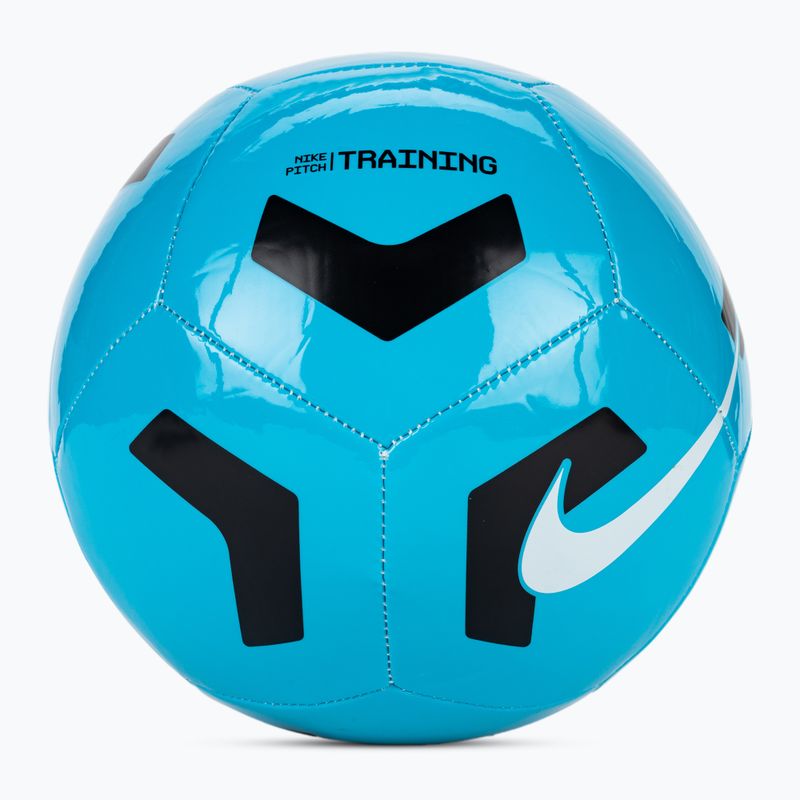 Nike pitch formazione calcio luce blu fury / nero / bianco dimensioni 4