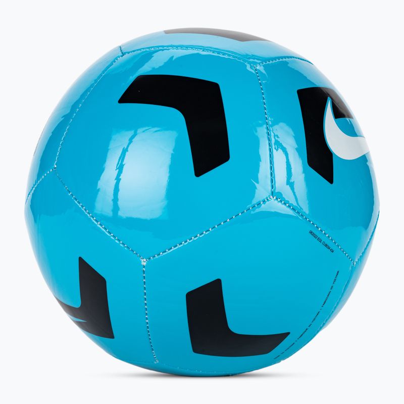 Nike pitch formazione calcio luce blu fury / nero / bianco dimensioni 4 2