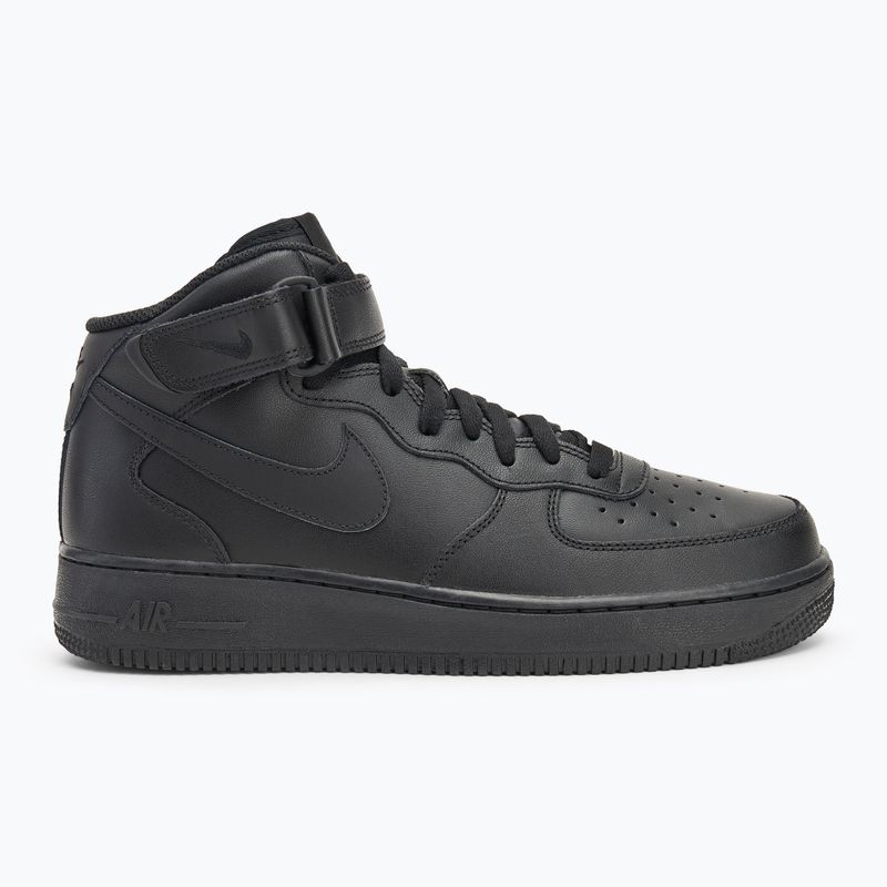 Scarpe da uomo Nike Air Force 1 Mid '07 nero/bianco 2