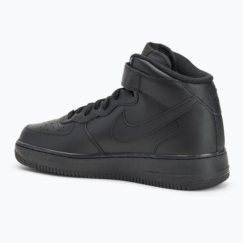 Scarpe da uomo Nike Air Force 1 Mid '07 nero/bianco 3