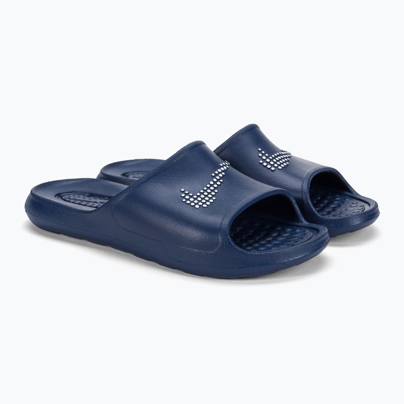 Infradito da uomo Nike Victori One Shower Slide mezzanotte marina/bianco 5