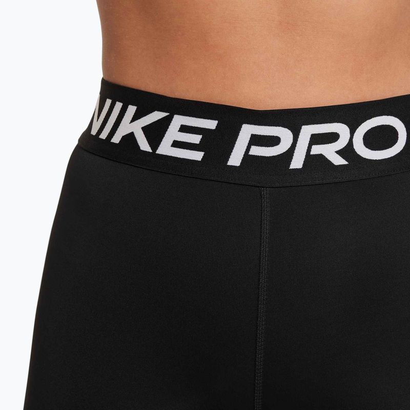 Leggings per bambini Nike Pro Dri-FIT black/white 4
