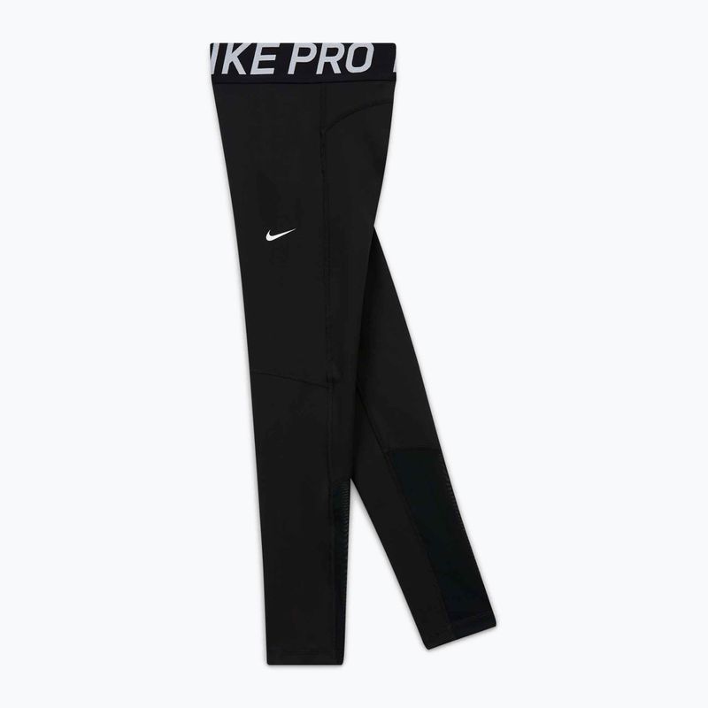 Leggings per bambini Nike Pro Dri-FIT black/white 7