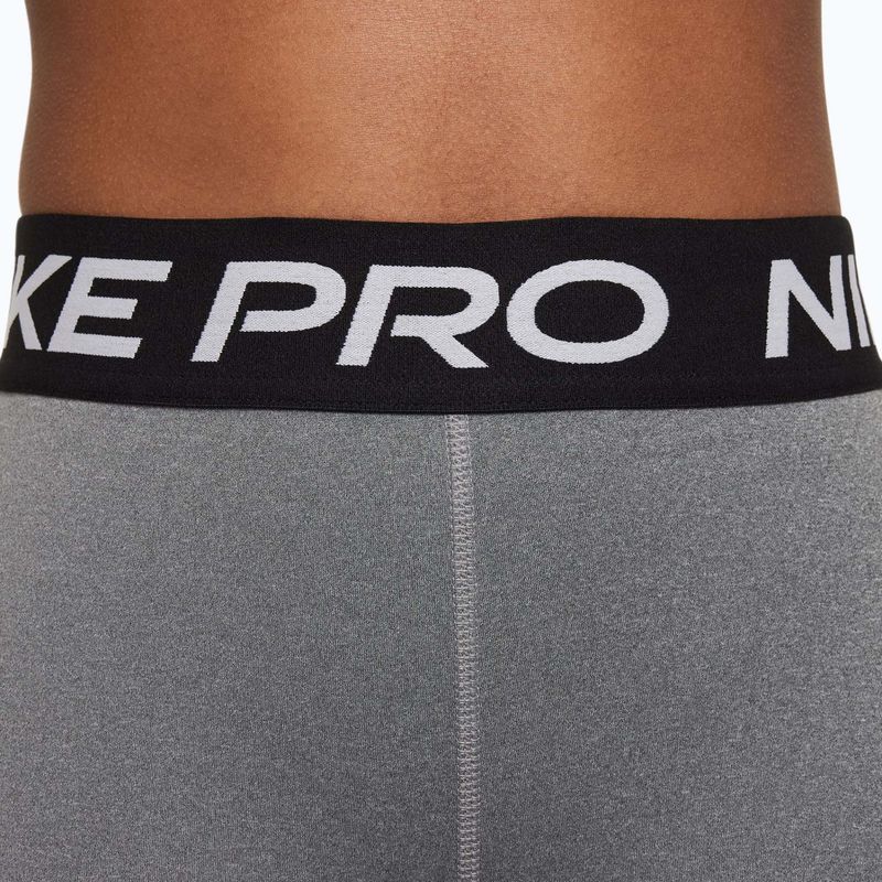 Pantaloncini per bambini Nike Pro carbon heather/white 6