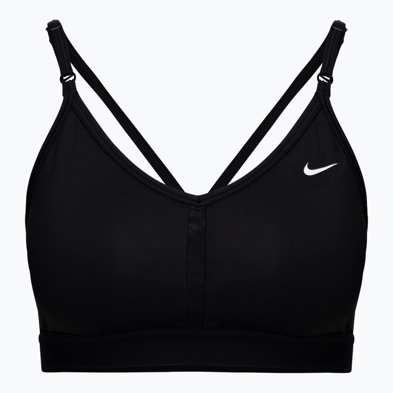 Reggiseno fitness Nike Dri-Fit Indy bianco/nero