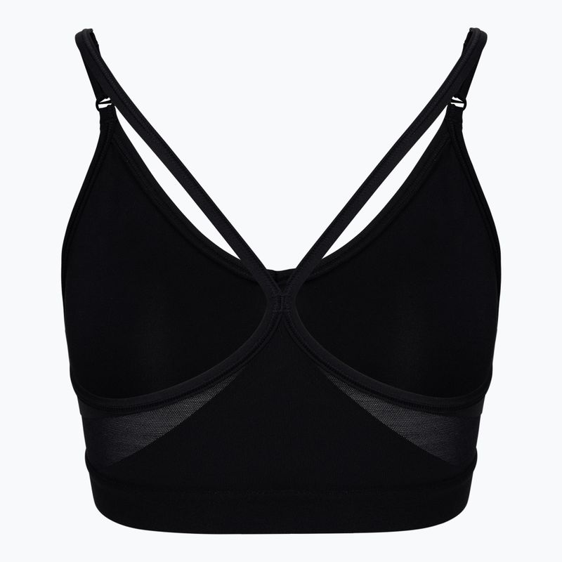Reggiseno fitness Nike Dri-Fit Indy bianco/nero 2