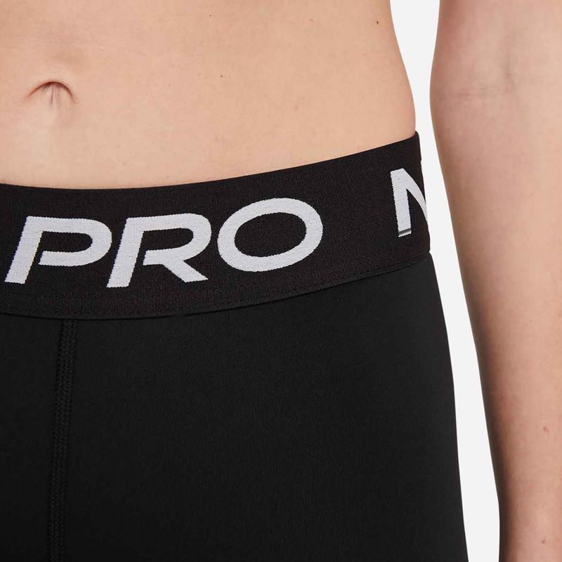 Pantaloncini da allenamento da donna Nike Pro 365 5" nero/bianco 5