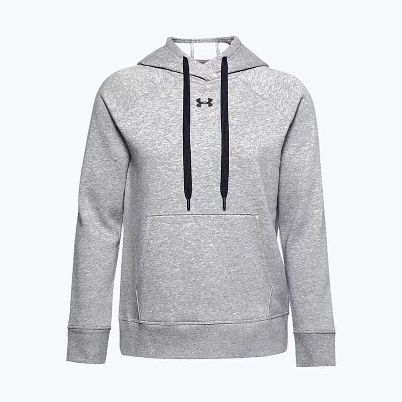 Felpa da donna Under Armour Rival Fleece Hb Hoodie steel medium heather/nero/nero