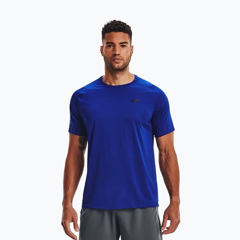 Under Armour maglia da allenamento da uomo UA Tech 2.0 Tee Novelty royal/nero
