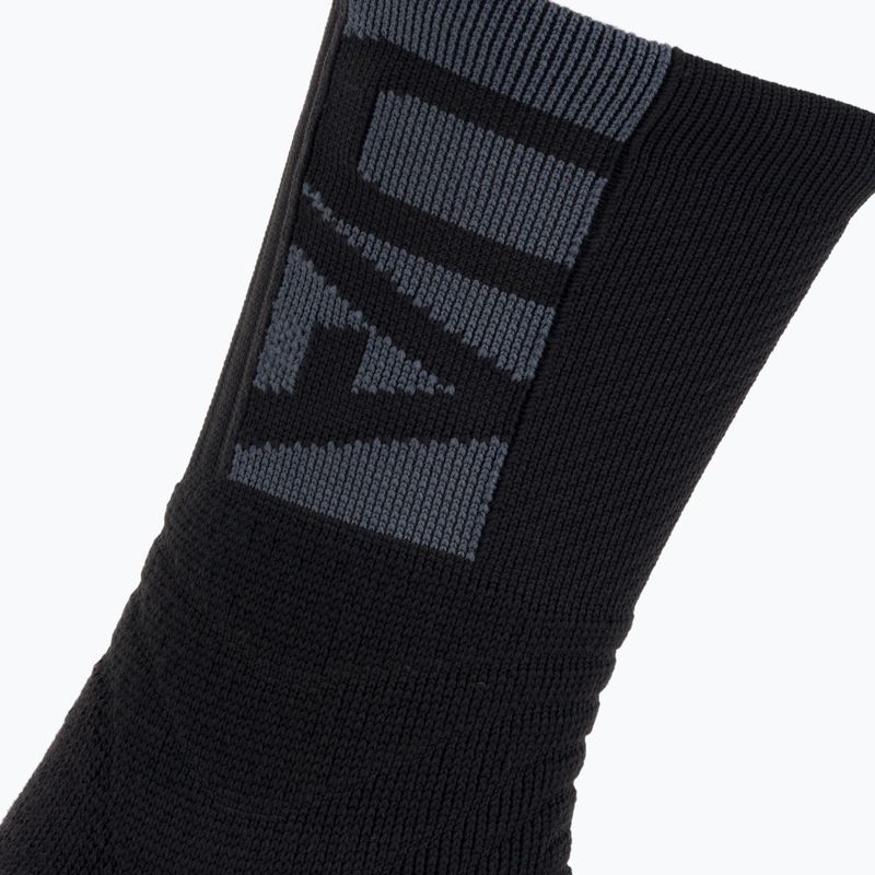 Calzini Under Armour Playmaker Crew Mid nero/grigio campo/nero 3