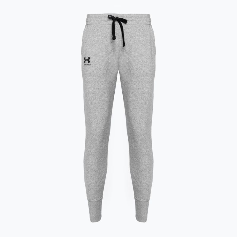 Pantaloni Under Armour Rival Fleece Joggers da donna in acciaio medio erica/nero/nero 3