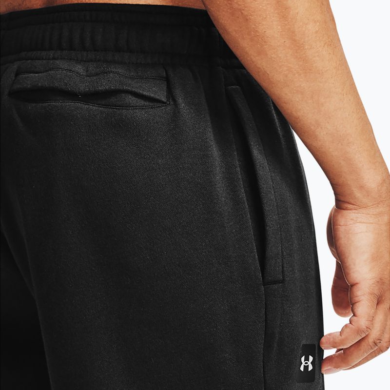 Under Armour Rival Fleece Joggers da uomo nero/bianco anice 3