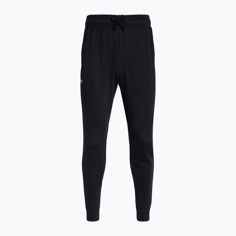 Under Armour Rival Fleece Joggers da uomo nero/bianco anice 4