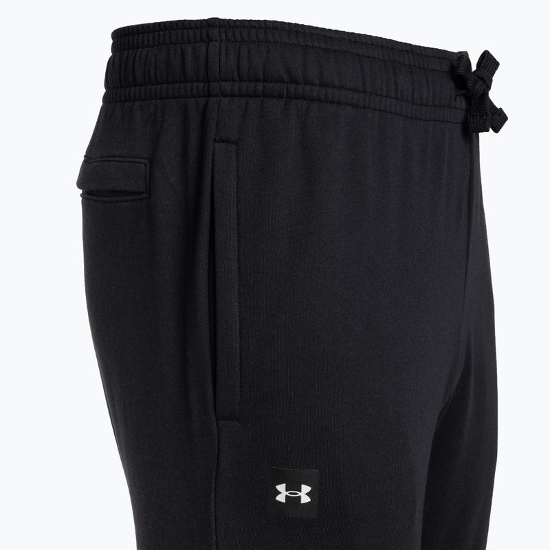 Under Armour Rival Fleece Joggers da uomo nero/bianco anice 6